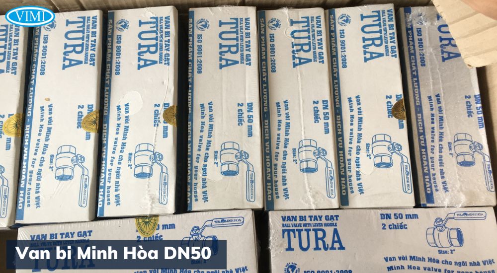 van bi dn50 tay gạt