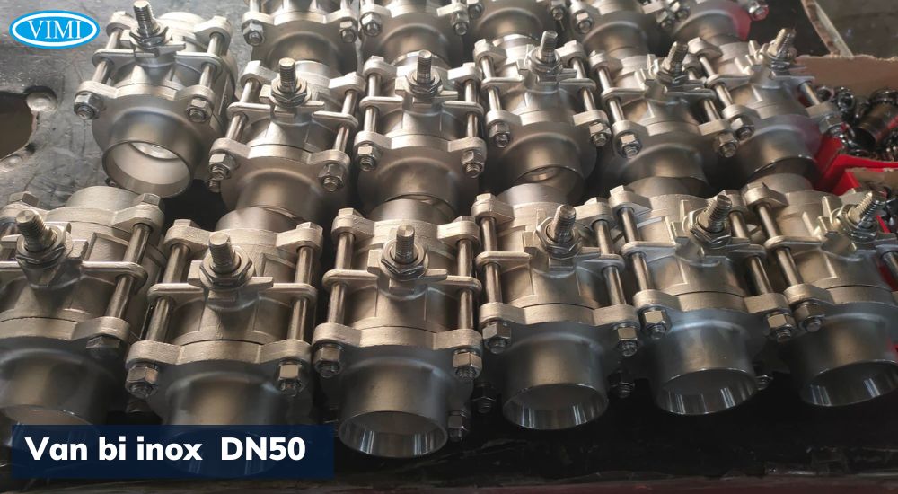 van bi dn50 thân inox