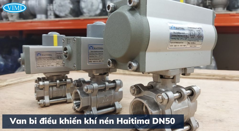 van bi dn50 điều khiển khí nén