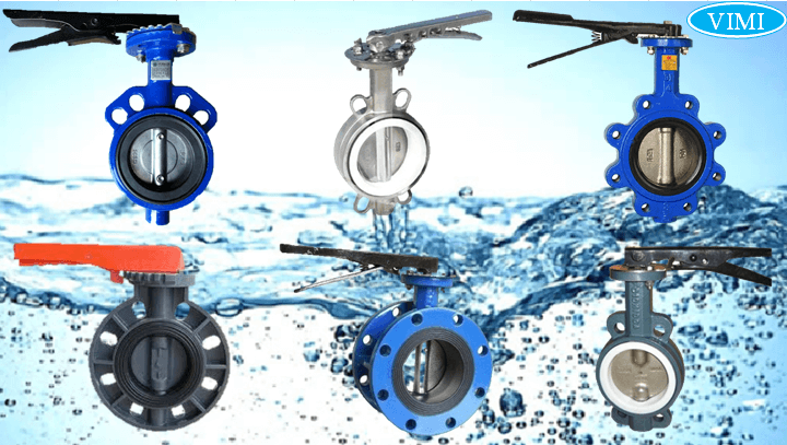 Hình dáng van bướm tay gạt