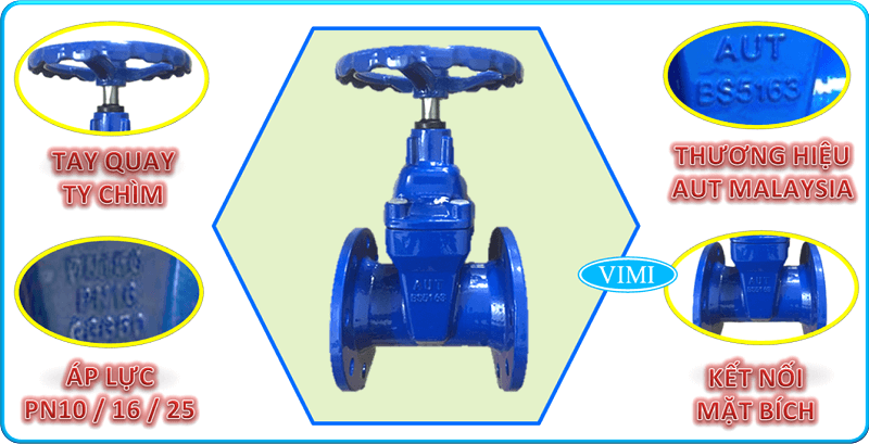 Van cổng DN100 van cổng dn100 aut