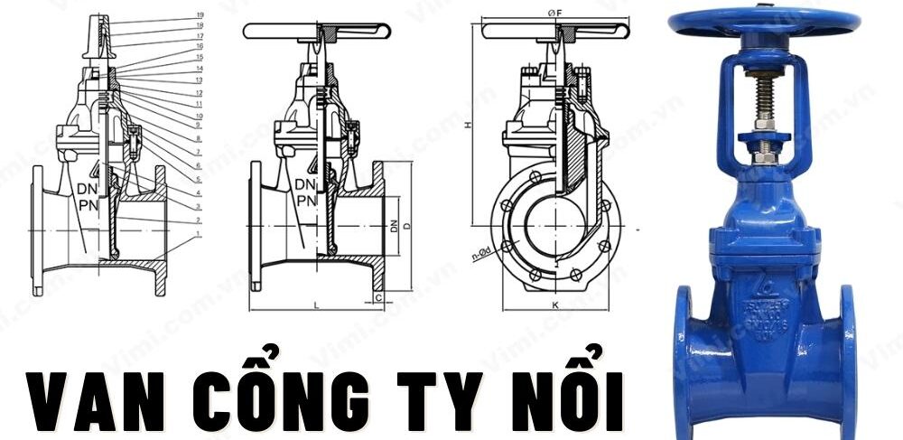 van cổng ty nổi