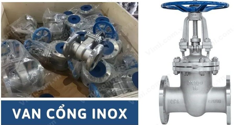 van cổng inox