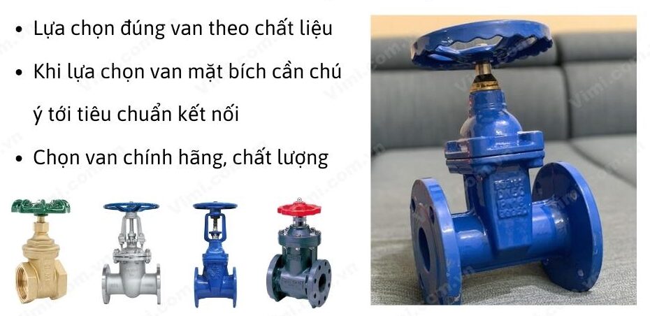 hướng dẫn chọn van cổng
