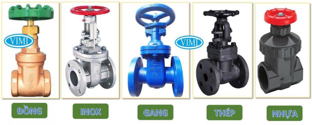  vật liệu van cổng