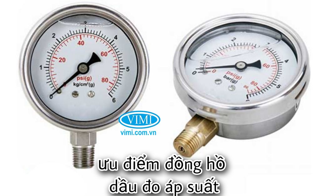 Đồng hồ dầu đo áp suất