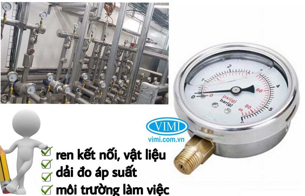 Đồng hồ dầu đo áp suất
