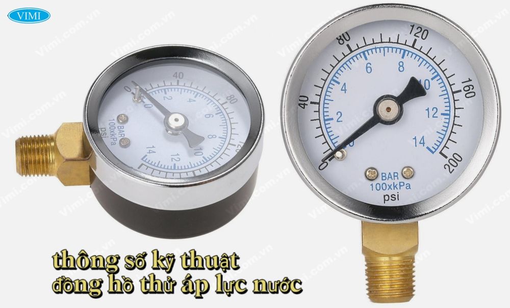 Đồng hồ thử áp lực nước