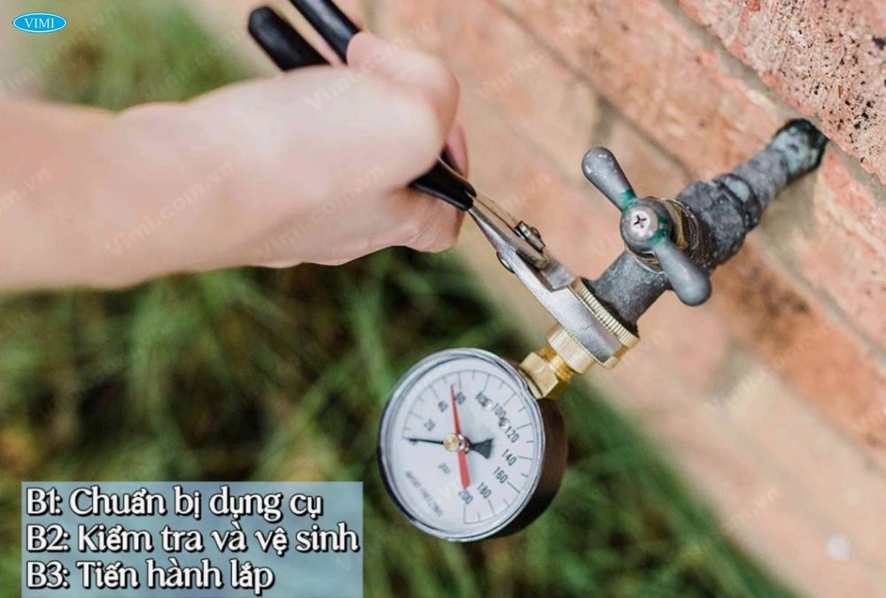 Đồng hồ thử áp lực nước