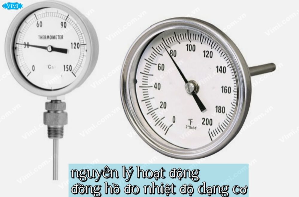 đồng hồ đo nhiệt độ dạng cơ 