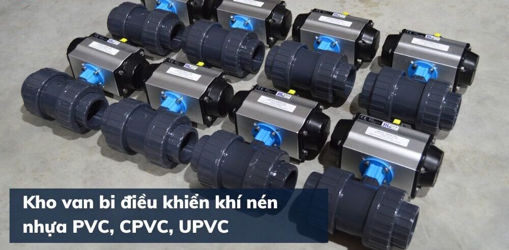 van bi điều khiển khí nén nhựa
