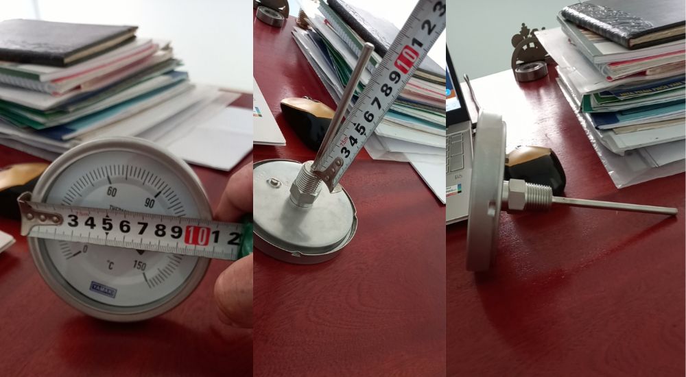 2. Thông số kĩ thuật đồng hồ nhiệt độ Yamaki chân sau