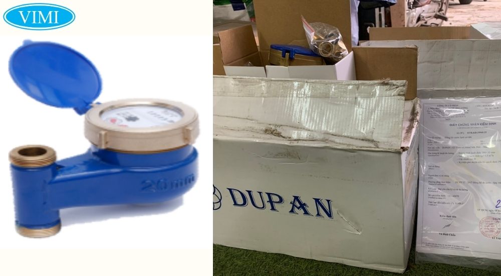 Vimi phân phối đồng hồ nước đầy đủ CO&CQ