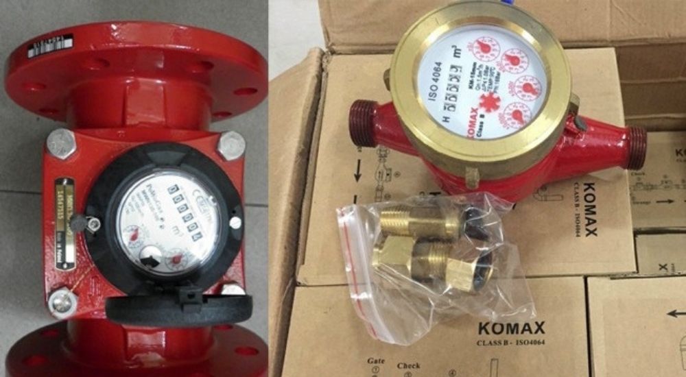 Komax nước nóng nối bích 5. Vimi - kho hàng đồng hồ nước lớn nhất Việt Nam