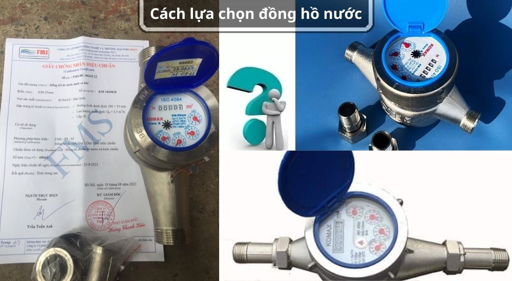 4. Cách lựa chọn đồng hồ nước phù hợp