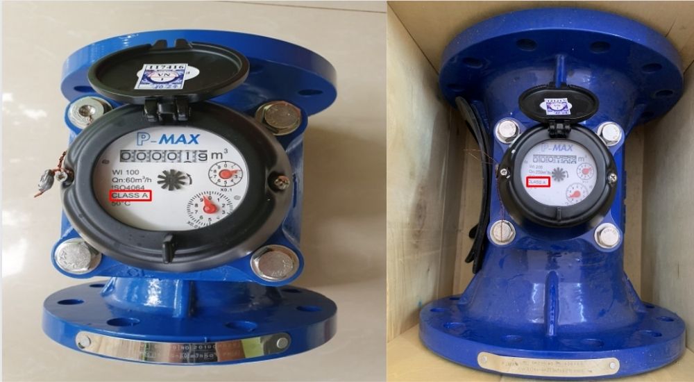 ② Đồng hồ nước Pmax dùng cho nước thải (WI)
