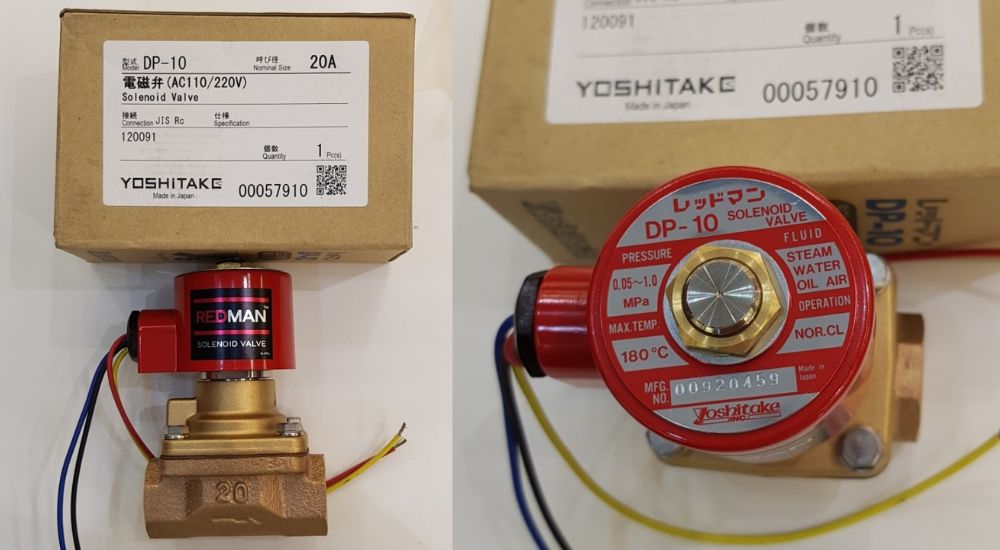 Van điện từ DP-10 Lưu ý lắp đặt van điện từ DP-10