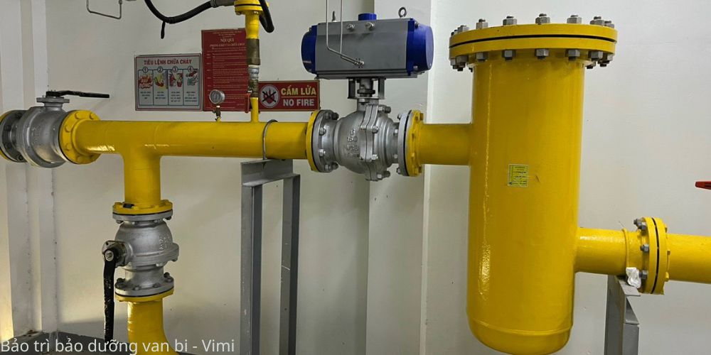 bảo trì bảo dưỡng van bi khí nén