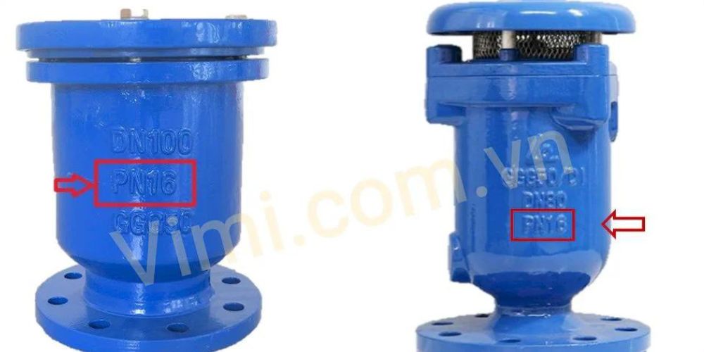 van xả khí pn16
