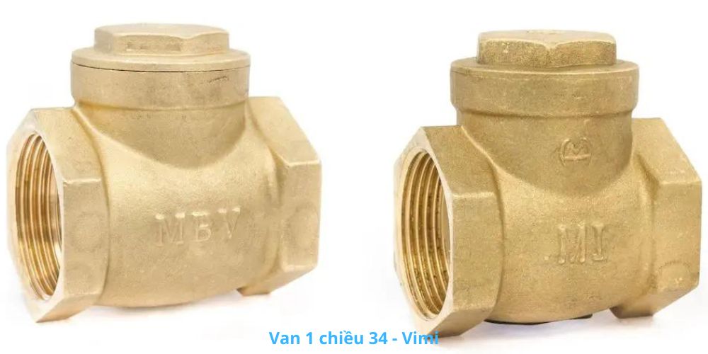 Van 1 chiều 34 - Chủng loại chính van 1 chiều 34 nhãn hiệu minh hòa