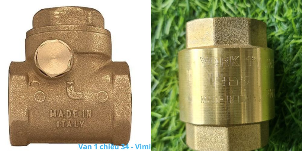 Van 1 chiều 34 - Chủng loại chính van 1 chiều 34 itap