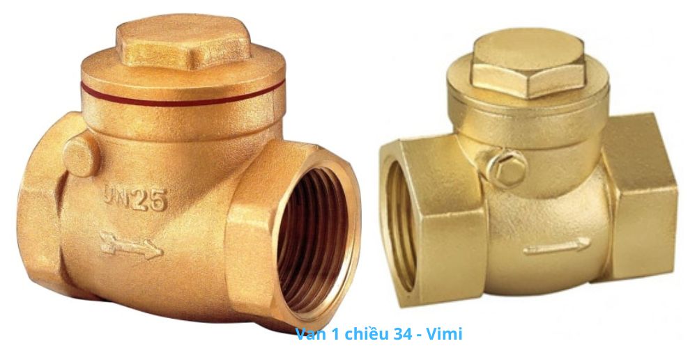 Van 1 chiều 34 - Chủng loại chính van 1 chiều 34 trung quốc