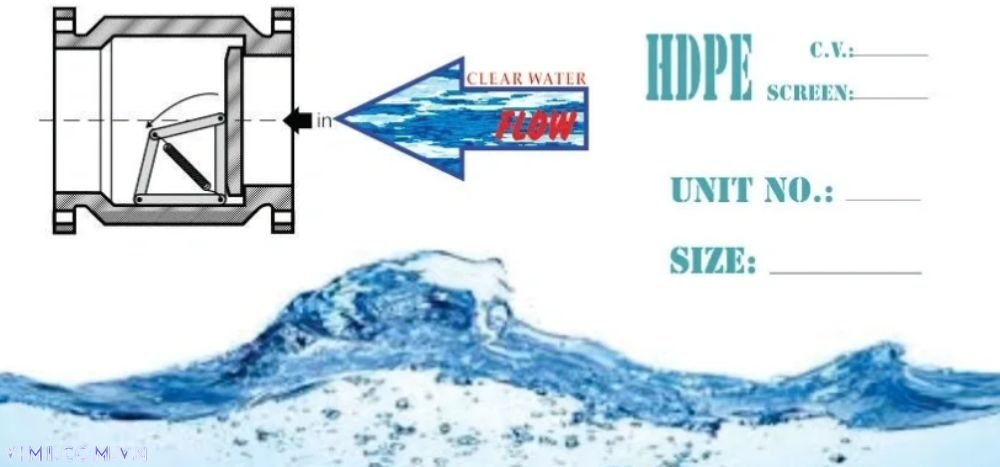 Tìn hiểu van 1 chiều HDPE là gì nguyên lý hoạt động van 1 chiều hdpe