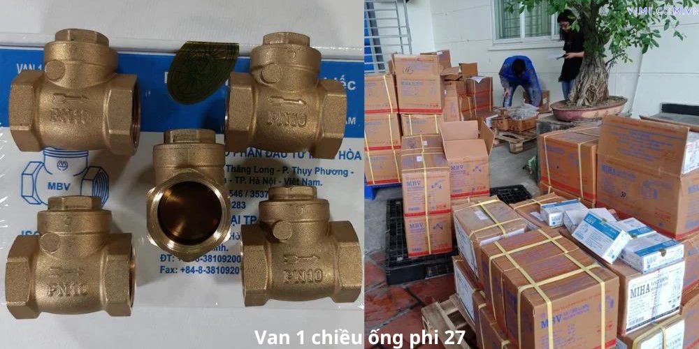 Van 1 chiều phi 27 là gì Kho van 1 chiều phi 27