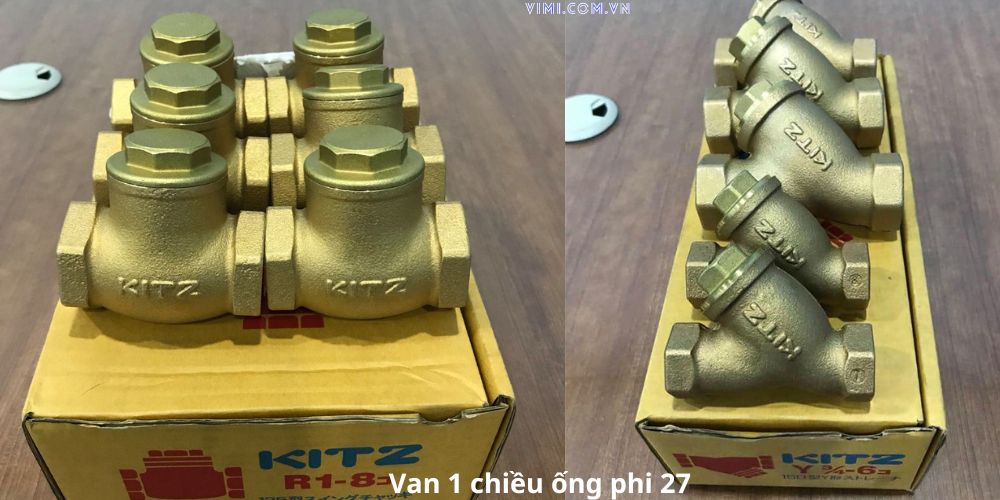 Van 1 chiều phi 27 là gì Van 1 chiều phi 27 thương hiệu Kitz