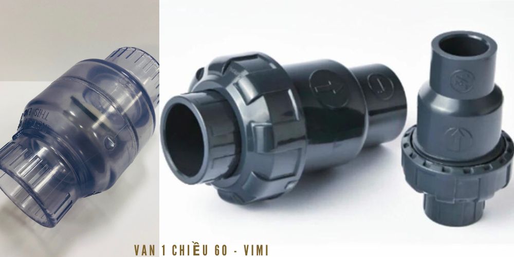 van 1 chiều phi 60 nhựa