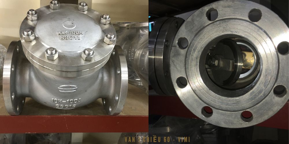 van 1 chiều phi 60 inox