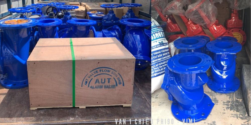 kho van 1 chiều phi 90 vận chuyển