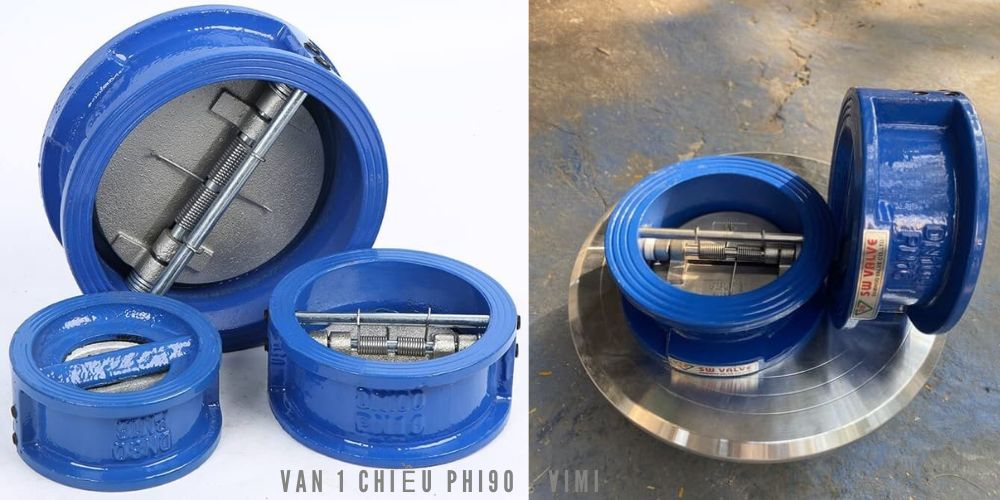 van 1 chiều phi 90 cánh bướm