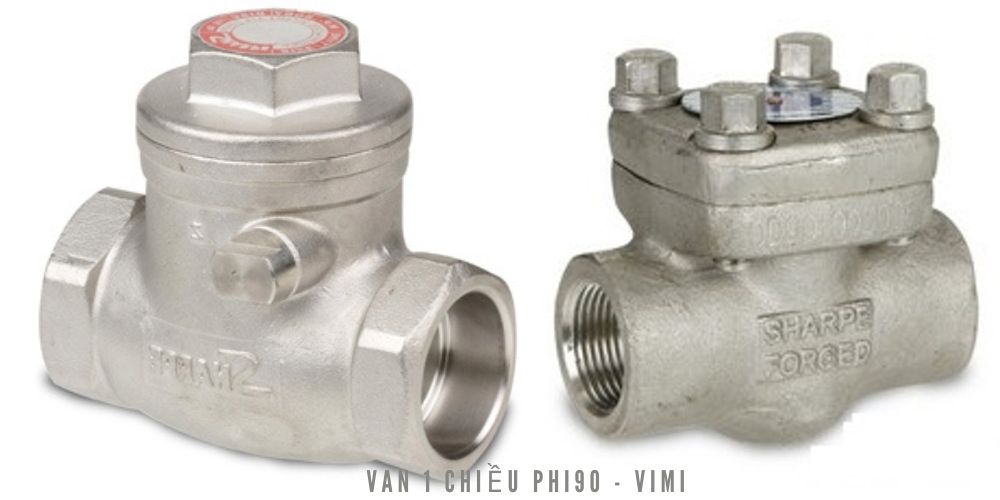 van 1 chiều phi 90 nối ren