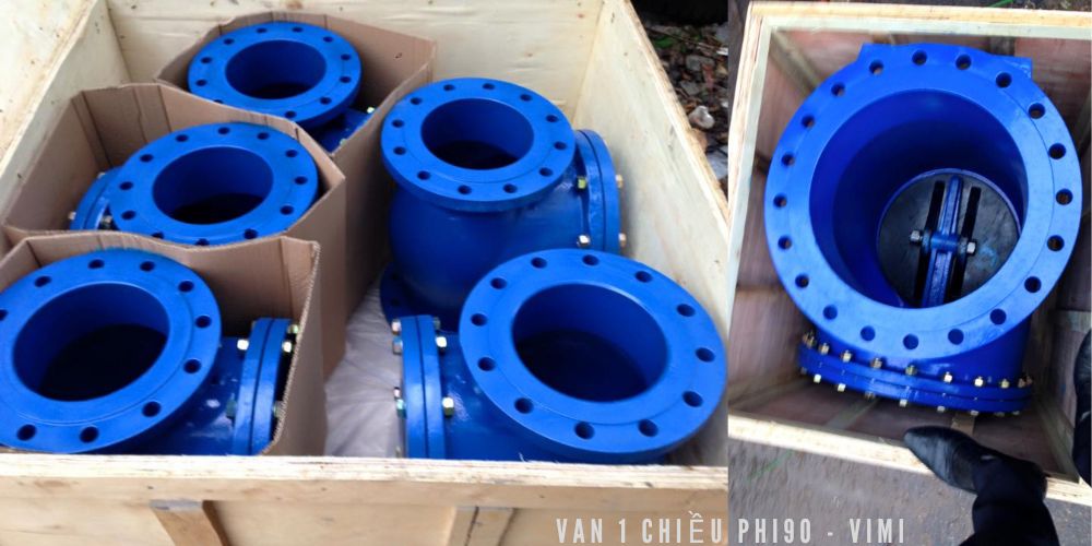 kho van 1 chiều phi 90 gang