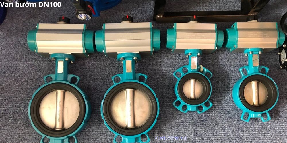 Khám phá van bướm DN100 là gì van bướm dn100 điều khiển khí nén