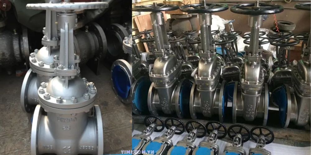 Van cổng DN200 van cổng dn200 thân inox