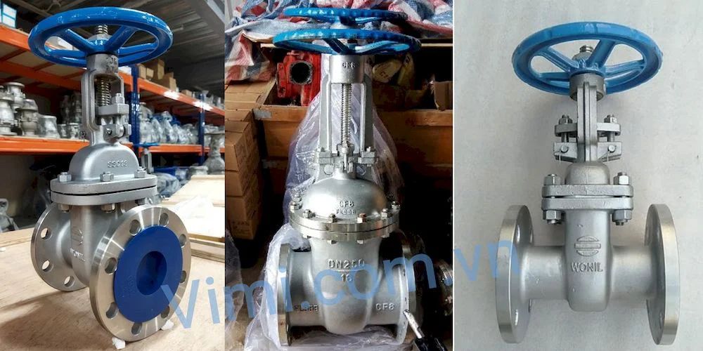 Van cổng DN200 kho van cổng dn200