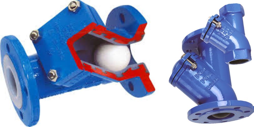 cấu tạo van 1 chiều bi