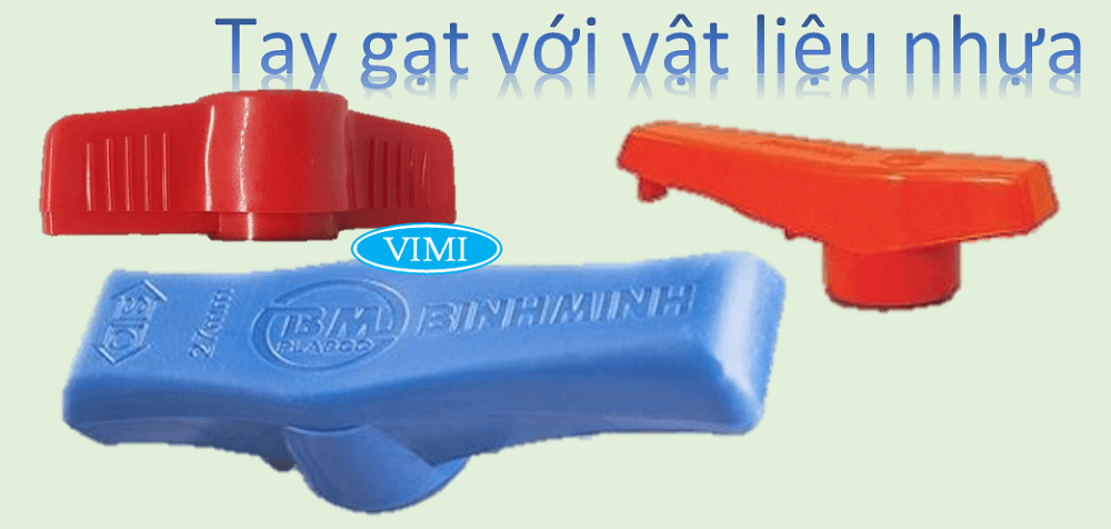 cấu tạo van bi tay gạt bằng nhựa