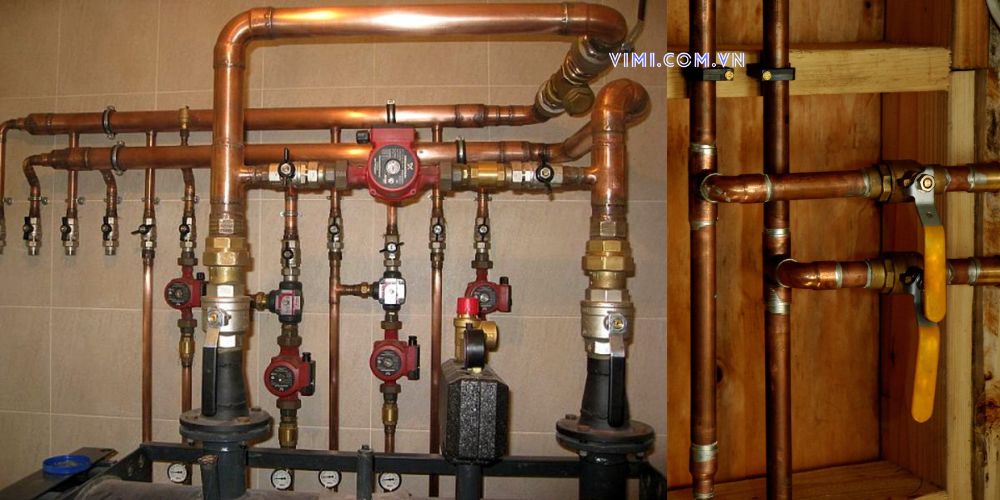 đồng trong hệ thống hơi nóng