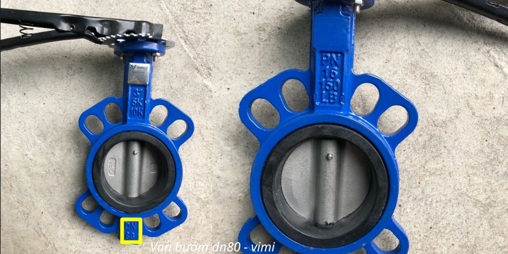 Tìm hiểu van bướm DN80 là gì van bướm dn80 kẹp wafer