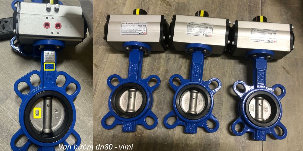 Tìm hiểu van bướm DN80 là gì van bướm dn80 khí nén