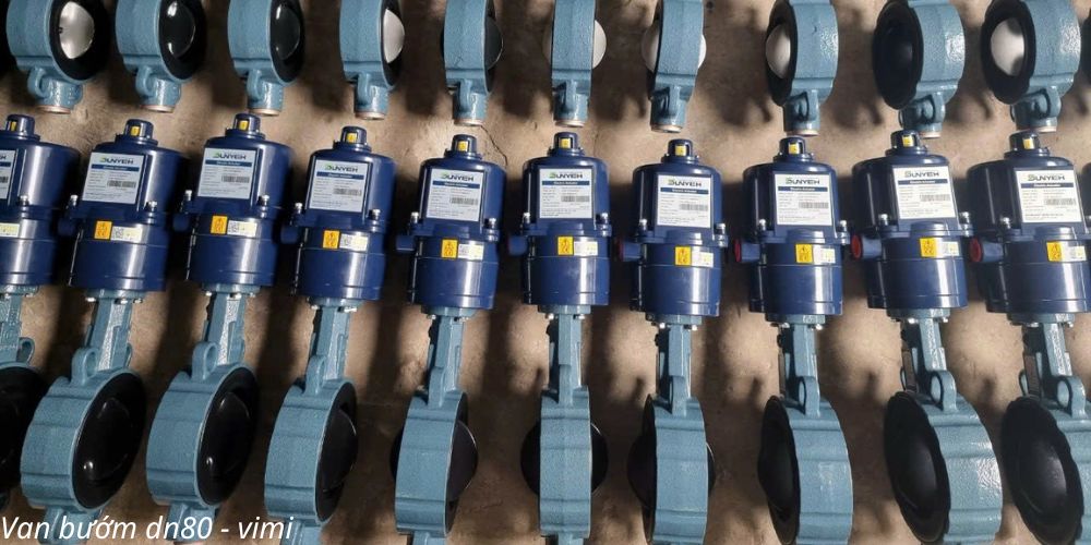 Tìm hiểu van bướm DN80 là gì van bướm dn80 điều khiển điện