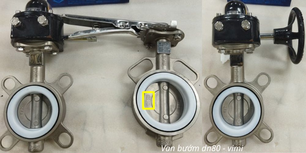 Tìm hiểu van bướm DN80 là gì van bướm dn80 tay gạt