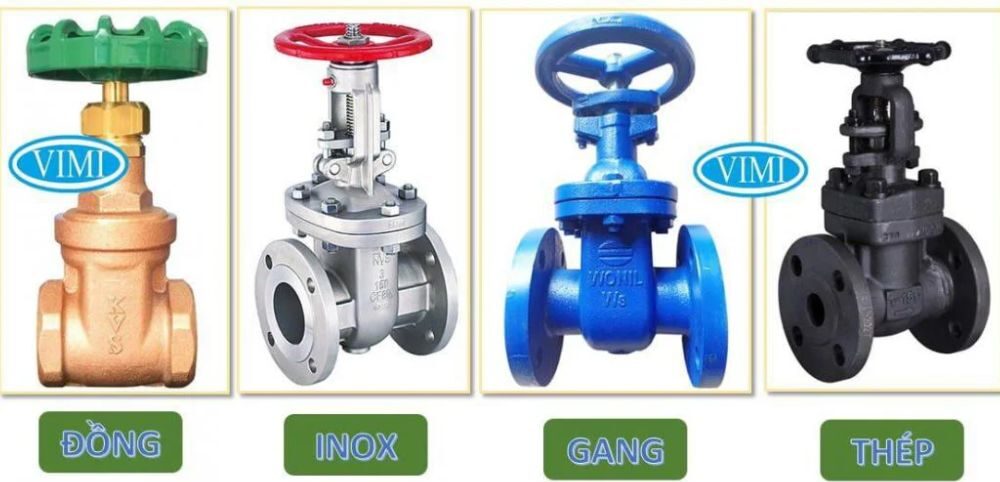 vật liệu van chặn nước