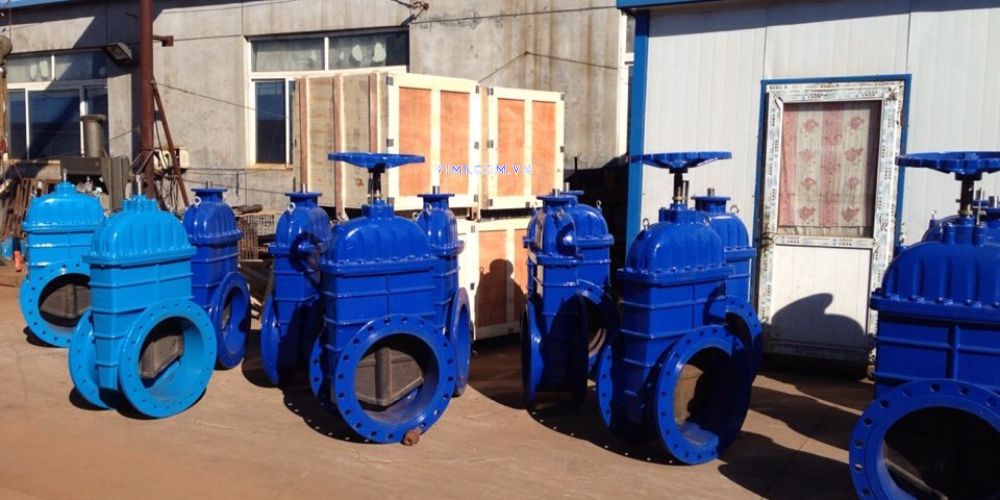 vật liệu van cổng ty chìm nắp chụp