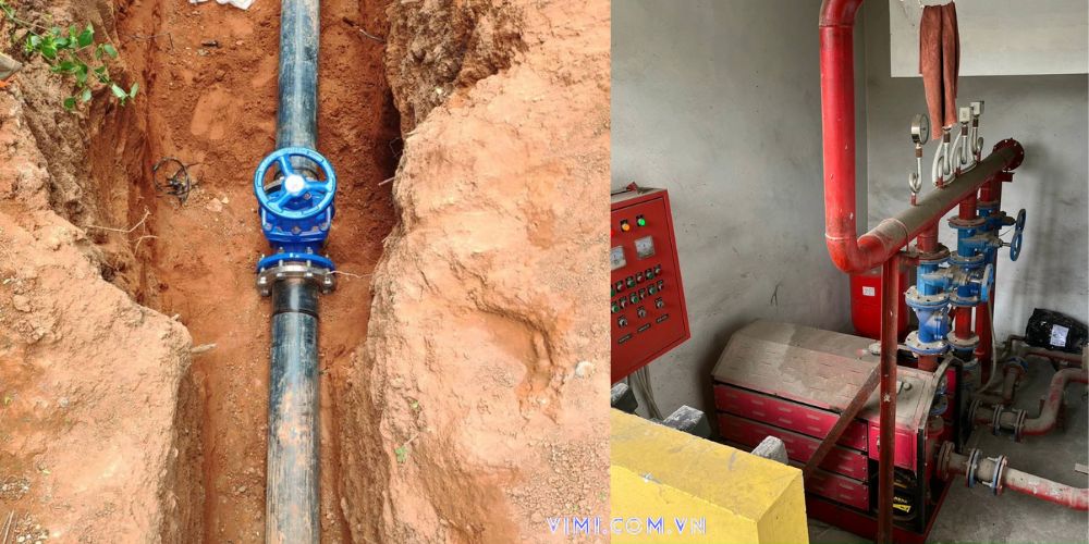 ứng dụng van cổng ty chìm tay quay