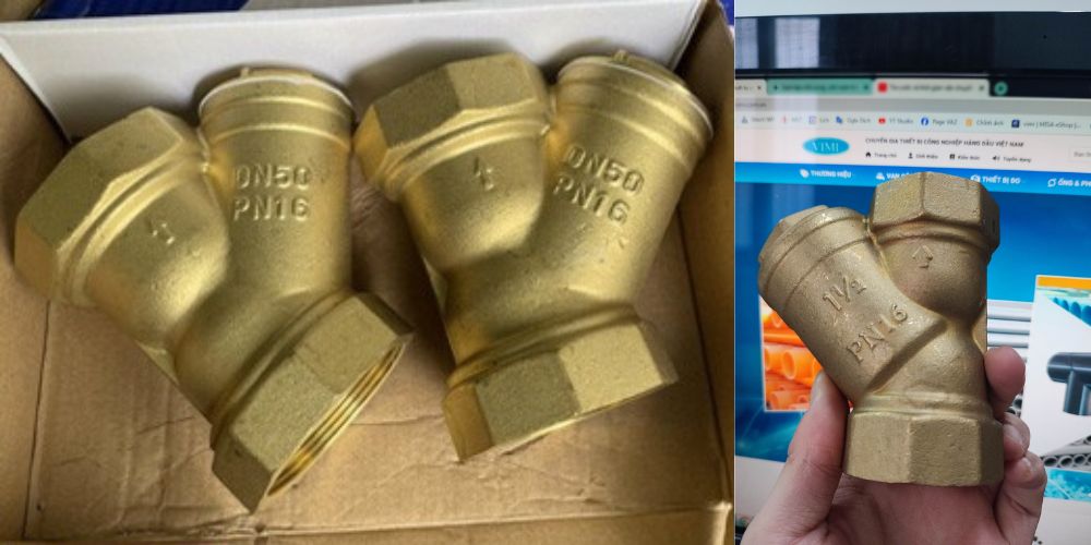 y lọc dn50 thân đồng