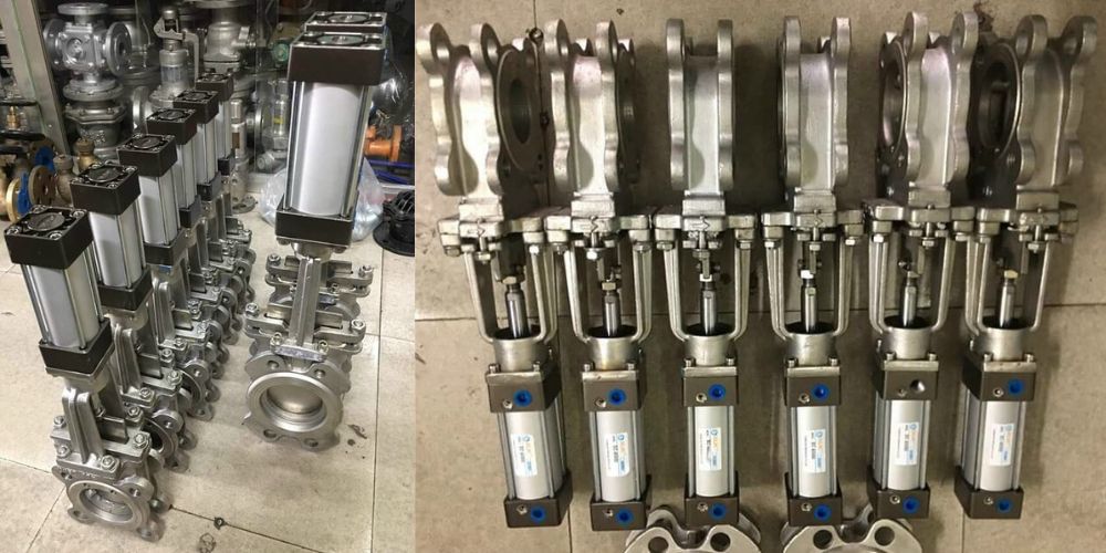 chủng loại van cổng điều khiến khí nén